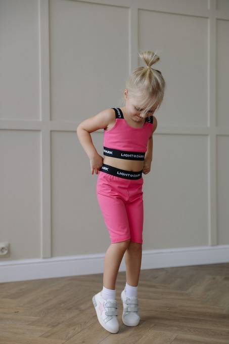 Костюм (топ/велосипедки)