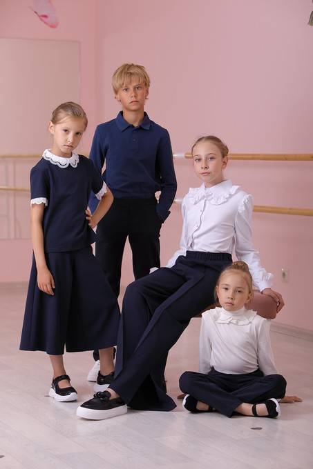 Поло с длинным рукавом