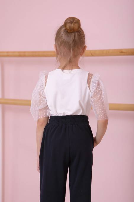 Блузка с коротким рукавом