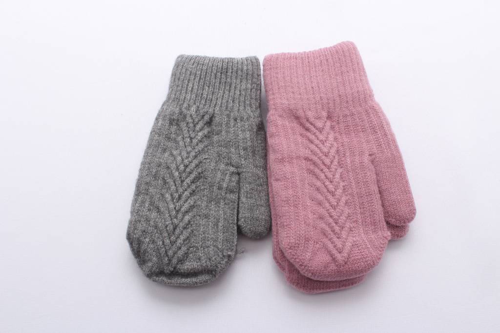 Варежки двойные