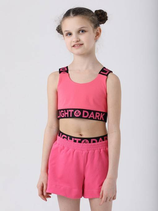 Костюм (топ/велосипедки)