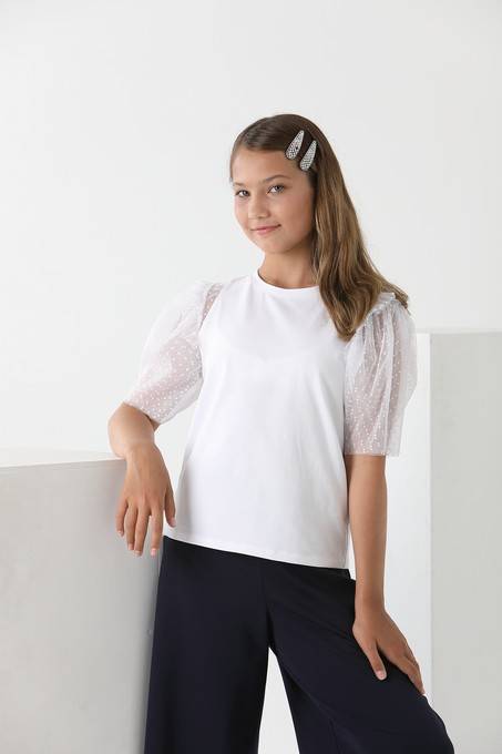 Блузка с коротким рукавом