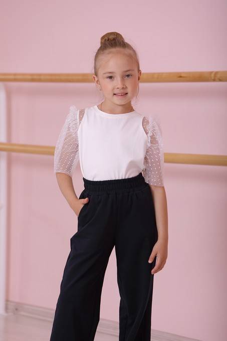 Блузка с коротким рукавом