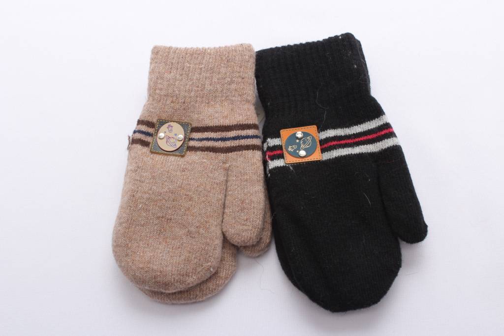 Варежки двойные