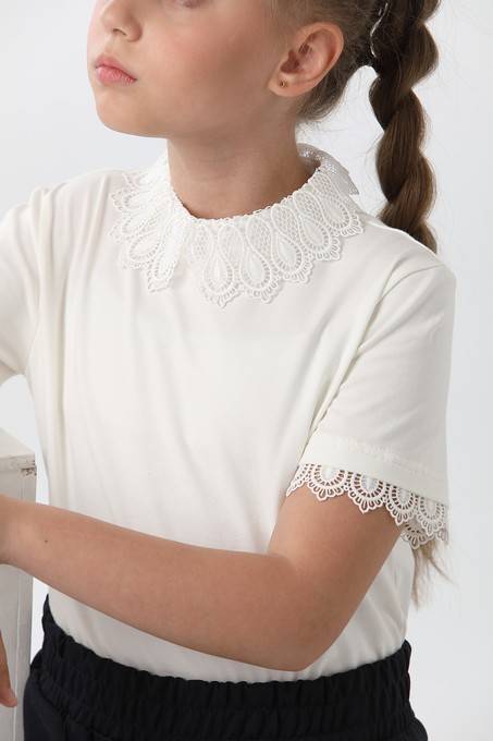 Блузка с коротким рукавом