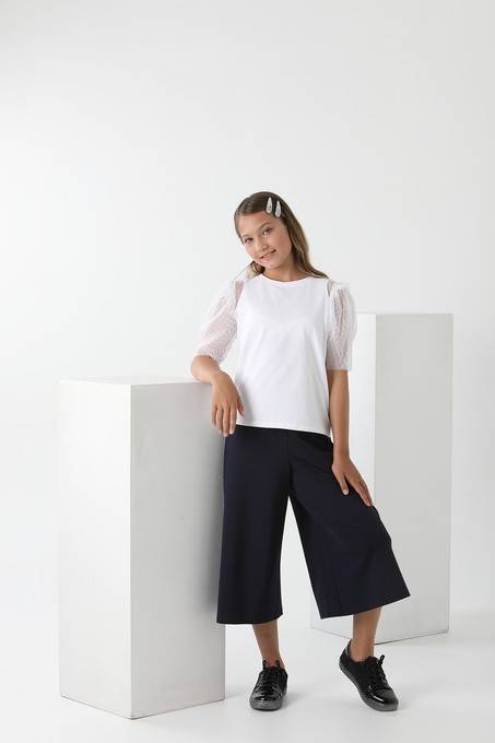 Блузка с коротким рукавом