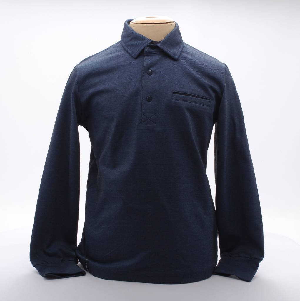 Поло с длинным рукавом