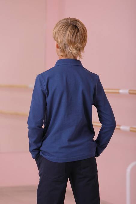 Поло с длинным рукавом