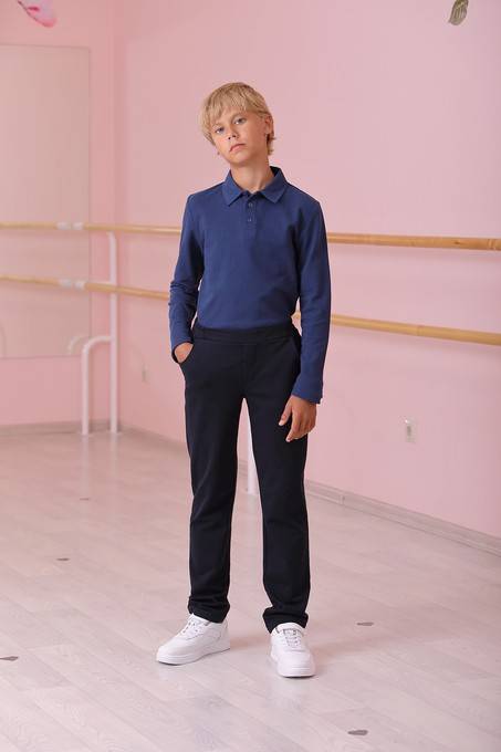 Поло с длинным рукавом