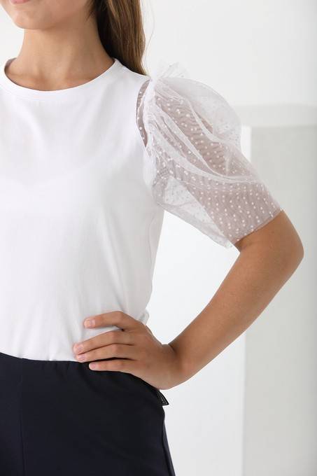 Блузка с коротким рукавом