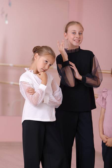 Блузка с длинным рукавом